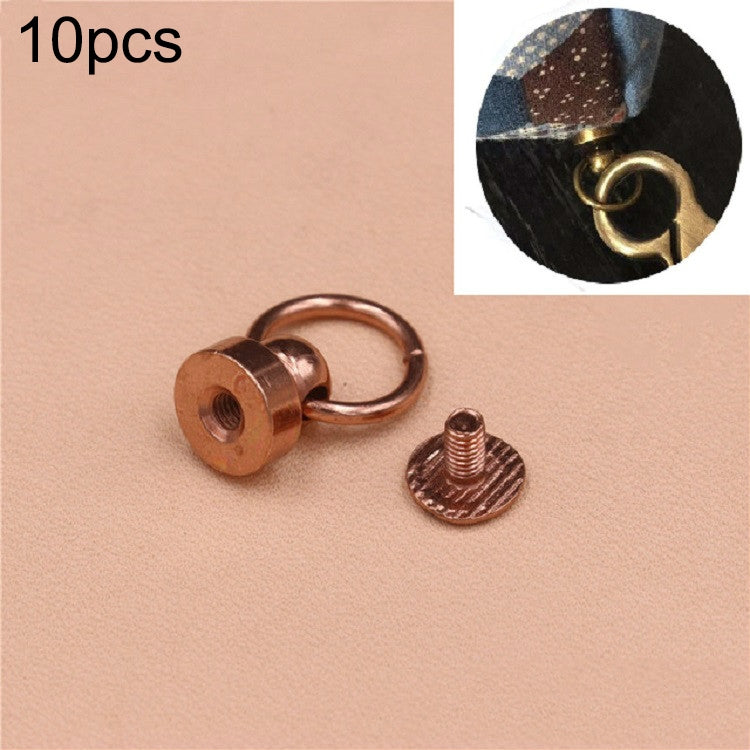 10 PCS Pure Copper Belt Ring Handle Luggage Accessories — view 9