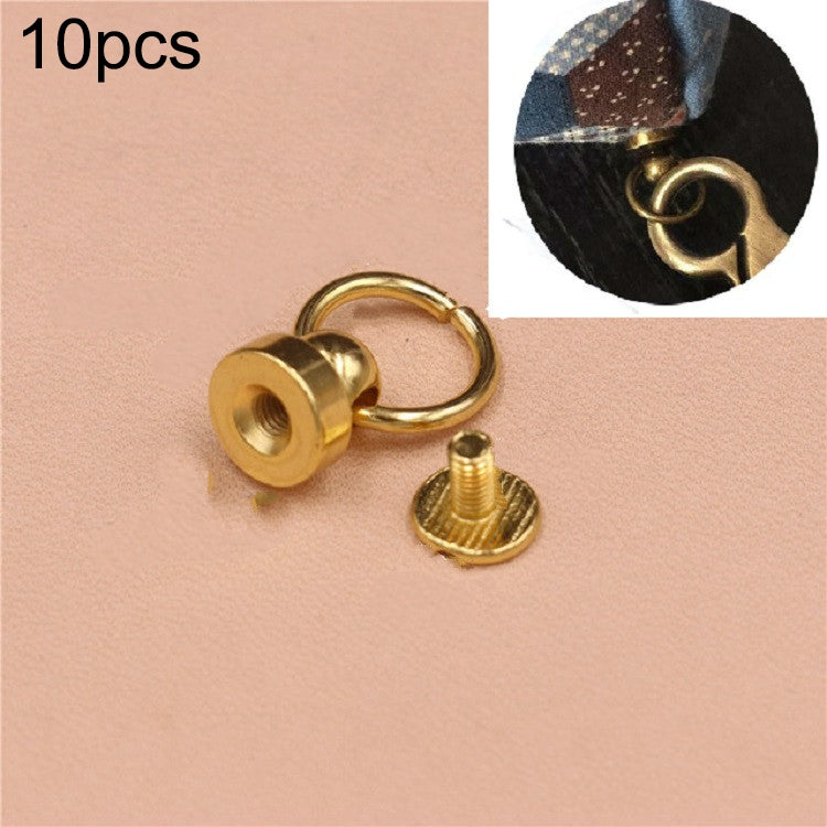 10 PCS Pure Copper Belt Ring Handle Luggage Accessories — view 11