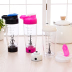 600ML Mixer Water Bottle Portable Electric Protein Automatic Creative Coffee Milk Cup — view 5