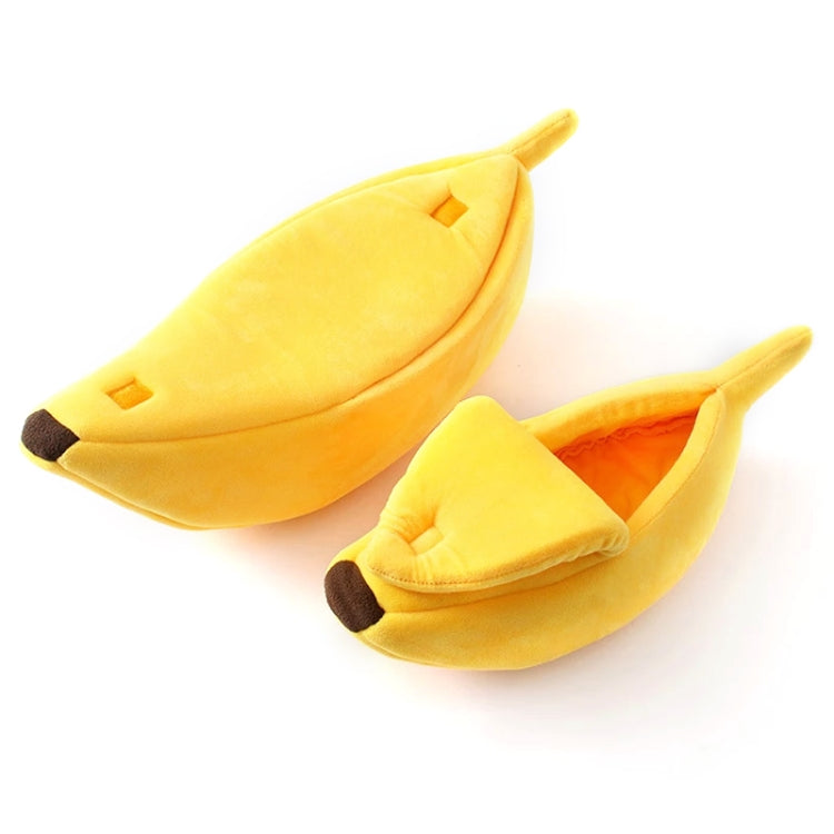 Creative Kennel Banana Shape Cat Litter Winter Warm Pet Nest — S