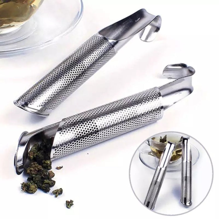 LScook Stainless Steel Tea Strainer Amazing Tea Infuser Pipe Design Touch Feel Good Holder Tool Tea Spoon Infuser Filter