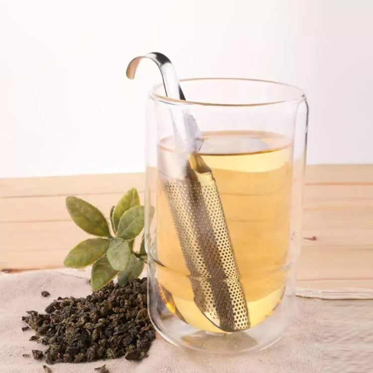 LScook Stainless Steel Tea Strainer Amazing Tea Infuser Pipe Design Touch Feel Good Holder Tool Tea Spoon Infuser Filter