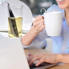 LScook Stainless Steel Tea Strainer Amazing Tea Infuser Pipe Design Touch Feel Good Holder Tool Tea Spoon Infuser Filter