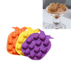 5 PCS Pineapple Creative Silicone Ice Tray Ice Maker Ice Mold, Random Color Delivery