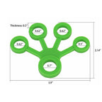 Finger Trainer Silicone Finger Tensioner Five Finger Tension Ring