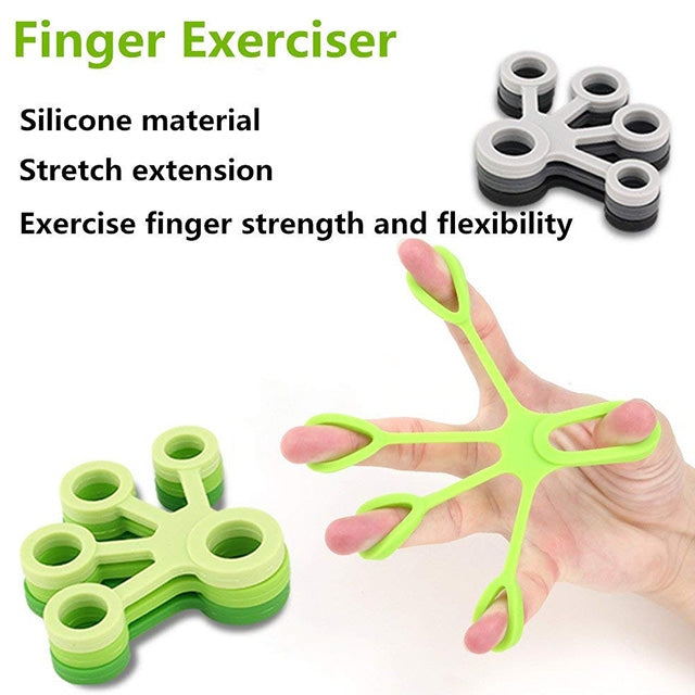 Finger Trainer Silicone Finger Tensioner Five Finger Tension Ring