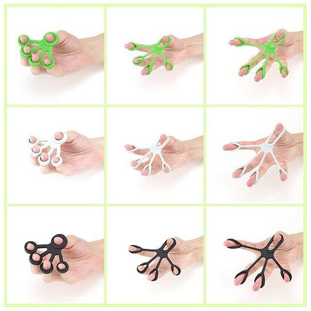 Finger Trainer Silicone Finger Tensioner Five Finger Tension Ring