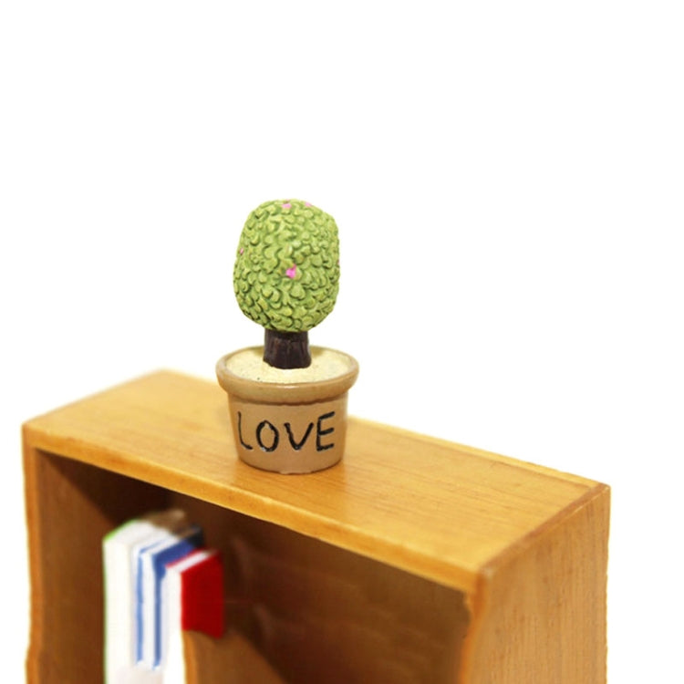 Mini Cute Potted Artificial Plant Flower Miniature Doll House Decoration Accessories — view 12