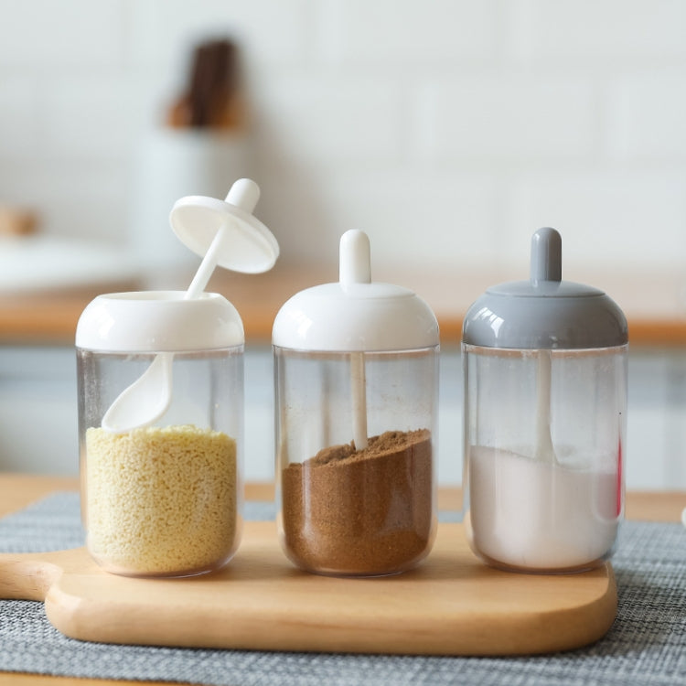 Household Simple Kitchen Round Seasoning Jar with Spoon — view 5