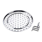 Multifunctional Waterproof Shelf Steaming Tray Stainless Steel Steaming Grid Cage Steaming Sheet Steaming Rack — 24cm