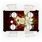 Household Rectangular Tablecloth Christmas Dining Coffee Table Cloth Decoration — 140x180cm