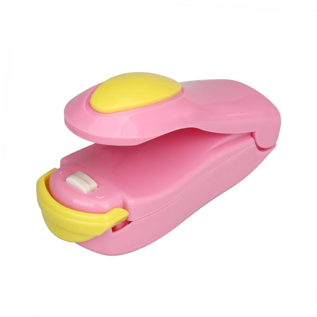 Portable Mini Heat Sealing Machine Packing Plastic Bag Impulse Sealer — Blue