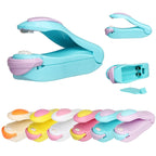 Portable Mini Heat Sealing Machine Packing Plastic Bag Impulse Sealer — White