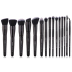 Zoreya Brand Soft Synthetic Bristles Makeup Brush Set Eye Make Up Tools Cruelty Free Black Blending Crease Foundation Brushes