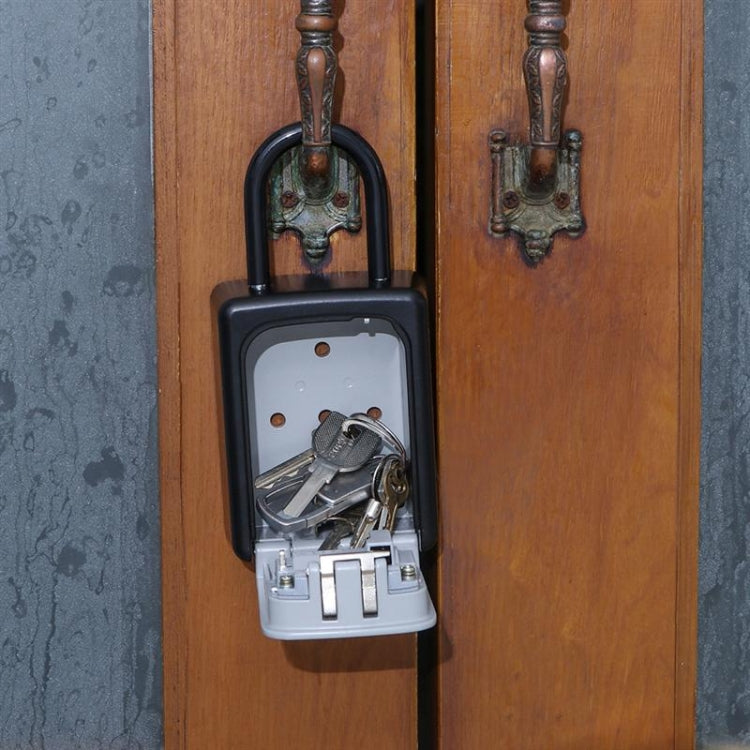 Safty Key Lock Box Combination Portable Aluminium Alloy Key Safe Box Security Key Holder Secure Box