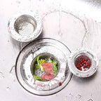 Hand-held Shower Drain Hole Filter Stainless Steel Kitchen Sink Strainer