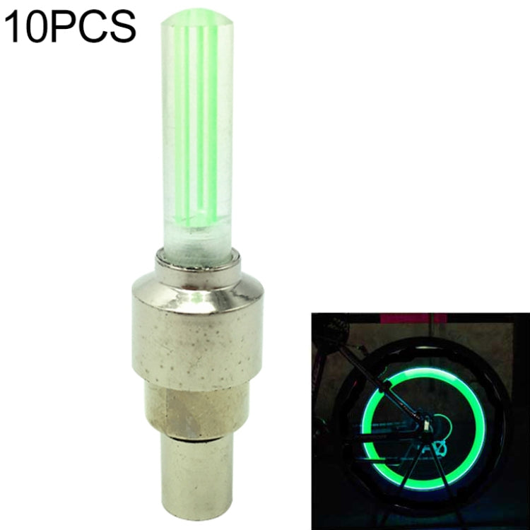10 PCS LED Bicycle Lights Wheel Tire Valve Caps Bike Accessories Cycling Lantern Spokes Lamp — view 9