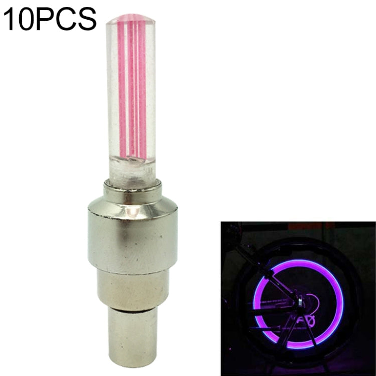 10 PCS LED Bicycle Lights Wheel Tire Valve Caps Bike Accessories Cycling Lantern Spokes Lamp — view 10