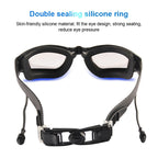YJ003 Electroplating HD Anti-fog Swimming Glasses Waterproof Diving Equipment for Man and Women