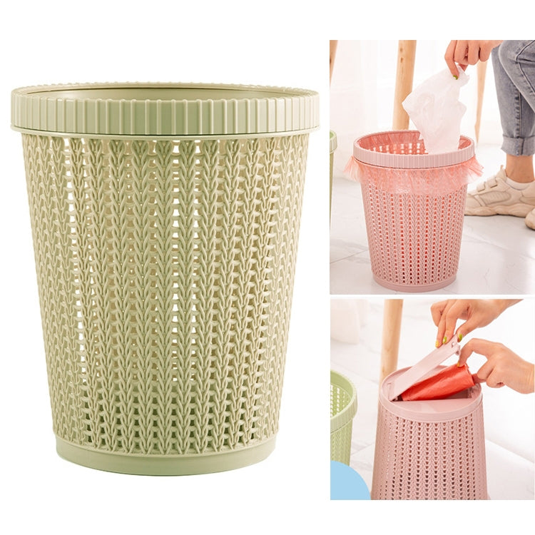 Household Removable Plastic Trash Bin Built-in Trash Bag Box — view 9