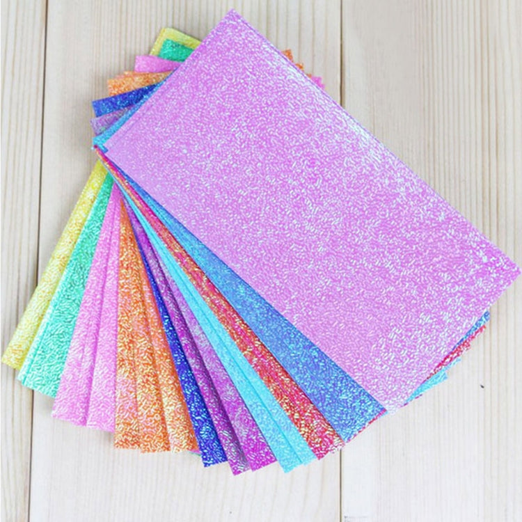 Square Single-Sided Flash Folding Paper Children Handmade DIY Scrapbooking Craft Decoration
