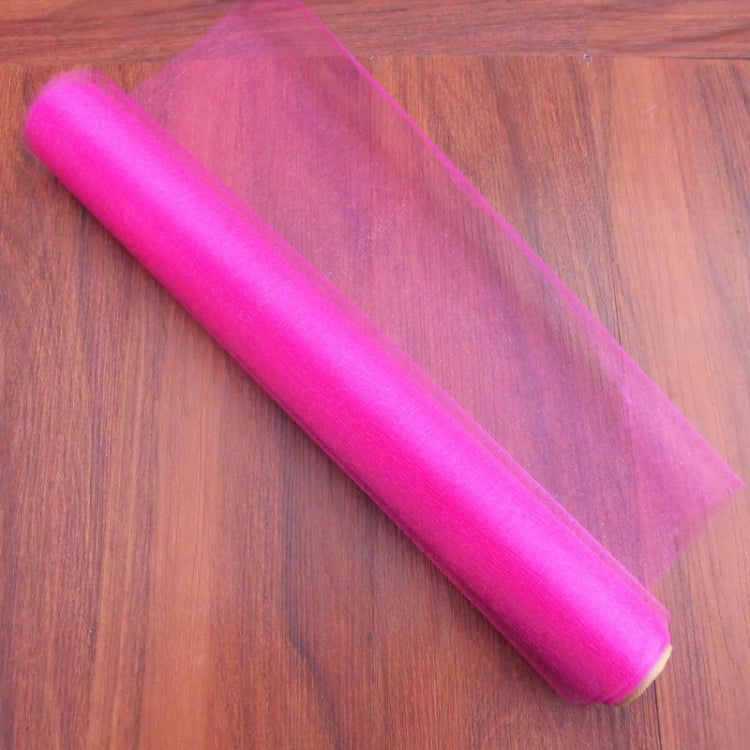 3pcs Tulle Roll Crystal Fabric Organza Tulle Roll Spool Decoration for Wedding Birthday Party, Size:2.5mx48cm — view 21