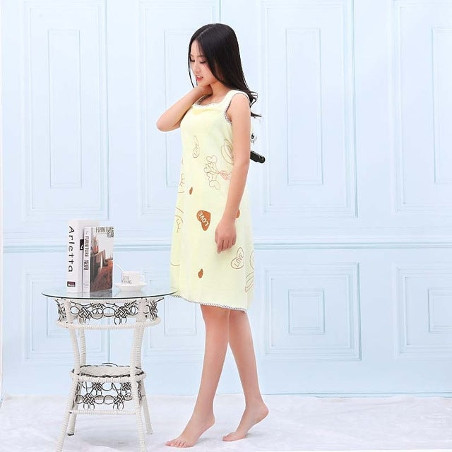 Bath Towels Fashion Lady Wearable Fast Drying Magic Bath Towel Beach Spa Bathrobes Bath Skirt — view 8