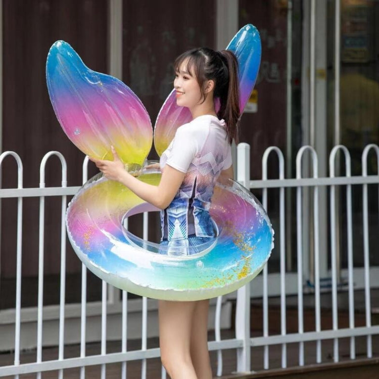 PVC Sequin Rainbow Swimming Ring