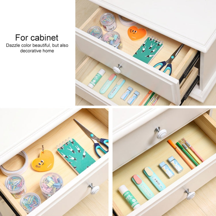 Diamond Texture Cut off Cabinet Drawer Waterproof Dustproof Pad Mat — White