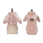 Pet Fall and Winter Five-pointed Star Pattern Sweater Pet Warm Clothes — XL