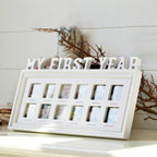 Creative DIY Home Room Decoration Baby Memorial Growing Photo Frame Display — Pink