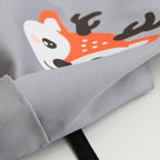 Cartoon Animal Cotton Sleeveless Smock Parent-child Apron — Orange Zebra