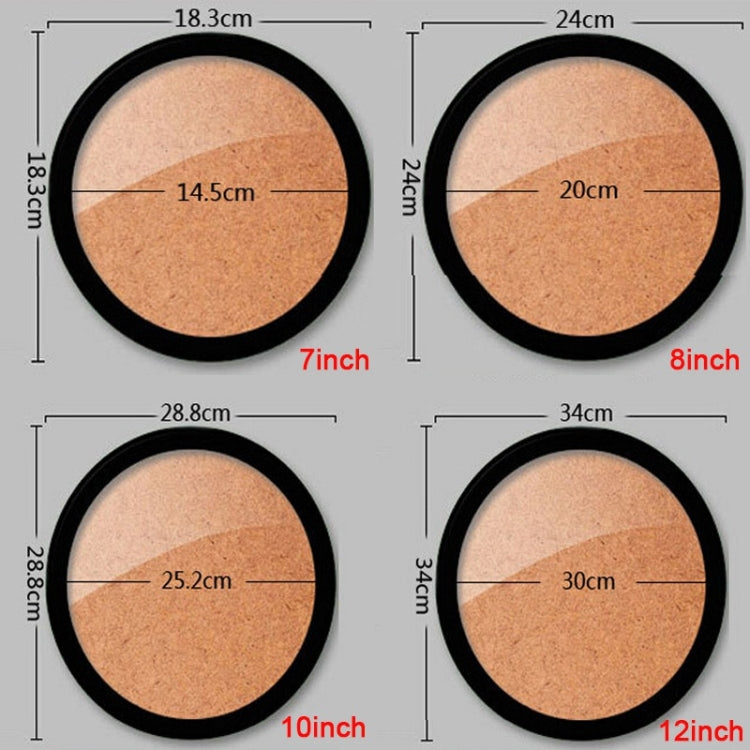 Hanging Wall Mounted Round Photo Frame Creative Gifts Home Decoration Wood-based Photo Frame Holder — view 6