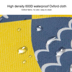 Portable Lunch Bag Oxford Cloth Fish Pattern Large Capacity Container Thermal Insulated Cooler — view 4