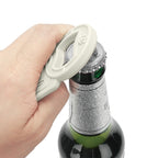 Creative Beer Bottle Opener Silicone Astronaut Shape Screwdriver — Pink