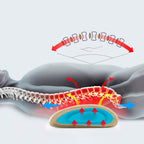 Heating Pulse Acupuncture Waist Massager Multifunctional Household Lumbar Disc Automatic Traction Device