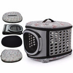 EVA Portable Folding Pet Tote Pet Carrier Bag — Pink