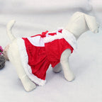 Christmas Dog Clothes for Small Dogs Santa Dog Costume Winter Pet Coats