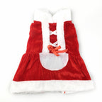 Christmas Dog Clothes for Small Dogs Santa Dog Costume Winter Pet Coats — M