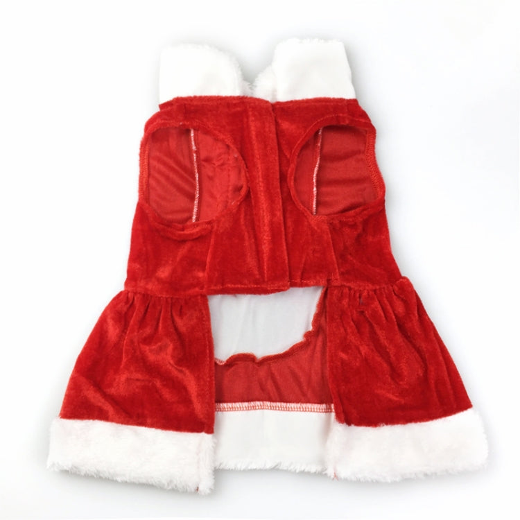 Christmas Dog Clothes for Small Dogs Santa Dog Costume Winter Pet Coats — S