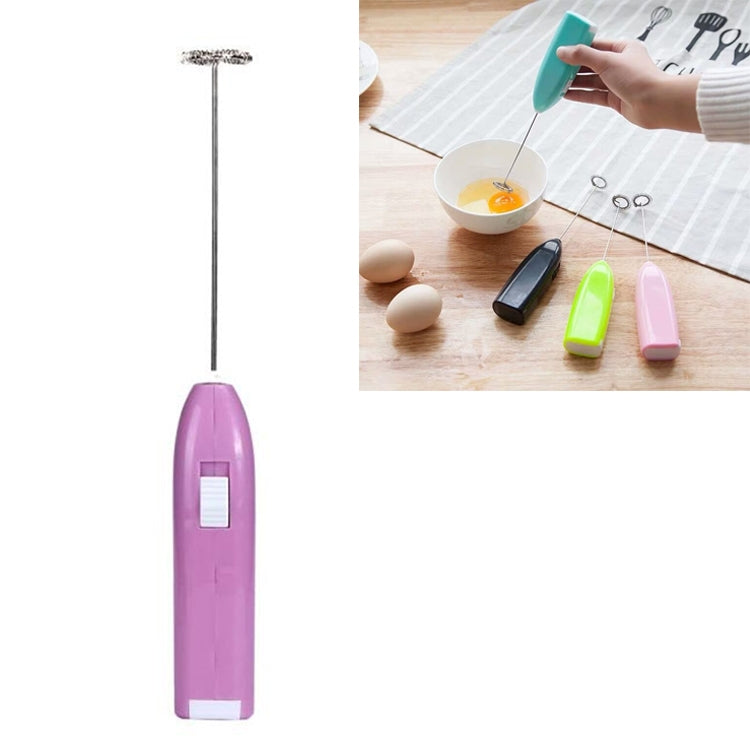 Electric Handheld Home Kitchen Egg Beater Mini Stainless Steel Egg Coffee Milk Tea Blender — view 12
