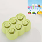 Mini DIY Creative Popsicle Mould Environmentally Friendly Silicone Ice Cube Ice Cream Mould — Rectangular