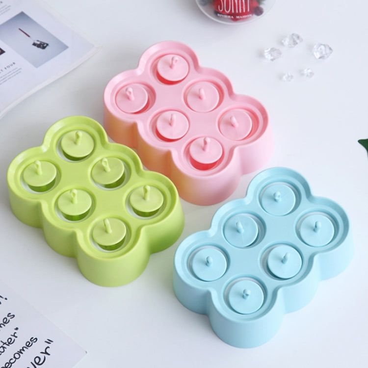 Mini DIY Creative Popsicle Mould Environmentally Friendly Silicone Ice Cube Ice Cream Mould — Green