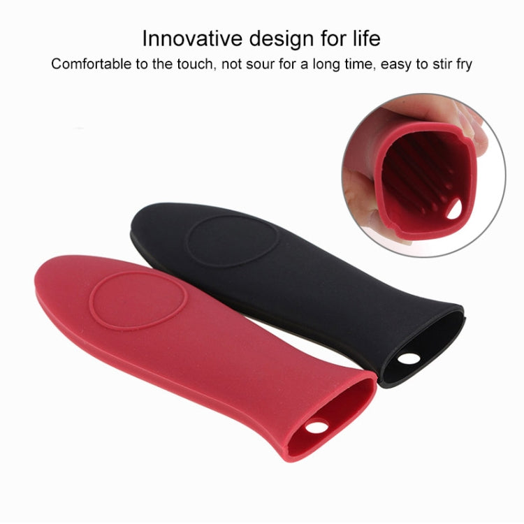 Silicone Pot Holder Handle Anti Slip Cover for Kitchen Thick Soft Pot Handle — view 4