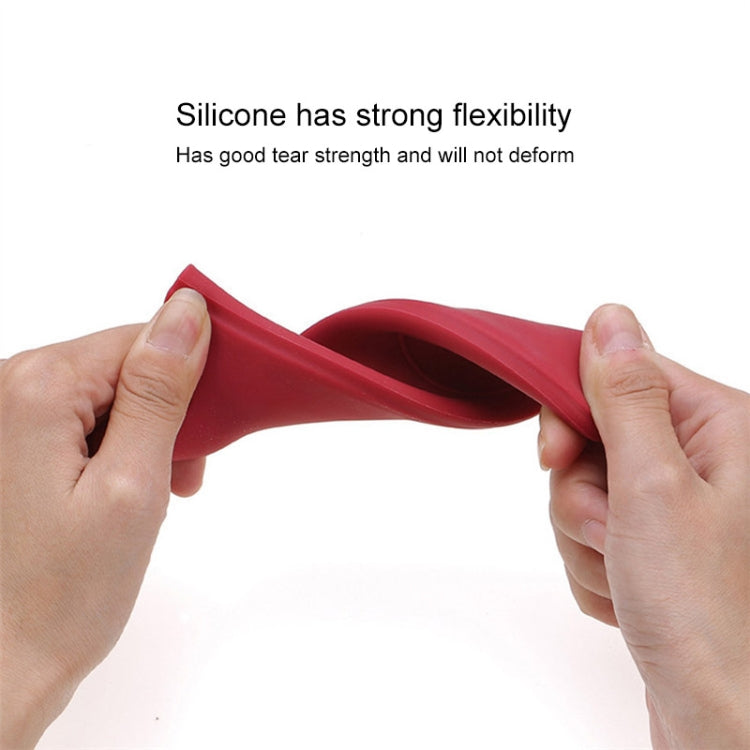 Silicone Pot Holder Handle Anti Slip Cover for Kitchen Thick Soft Pot Handle — view 5