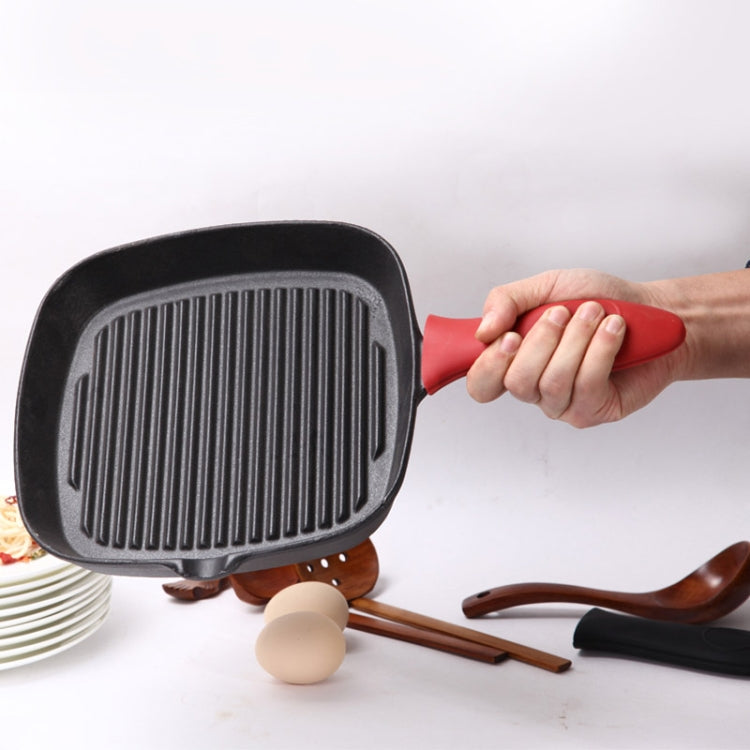 Silicone Pot Holder Handle Anti Slip Cover for Kitchen Thick Soft Pot Handle — view 8