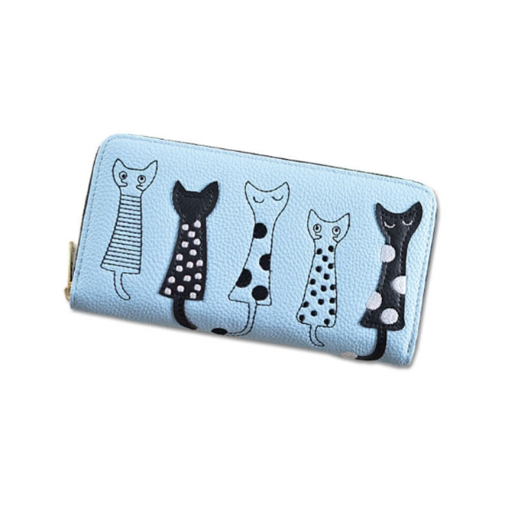 Cat Pattern Coin Purse Leisure Wallet Card Holders Handbag PU Leather Woman Wallet — view 6