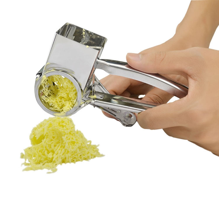 Cheese Grater Rotory Container Stainless Steel Hand-Crank Rotary Shredder — view 8