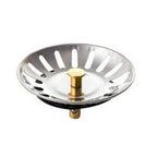 2 PCS Stopper Spin Lock Sink Drain Strainer — Stainless Steel