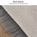 Luxury Rectangle Square Soft Artificial Wool Sheepskin Fluffy Rug Fur Carpet — 80x180cm